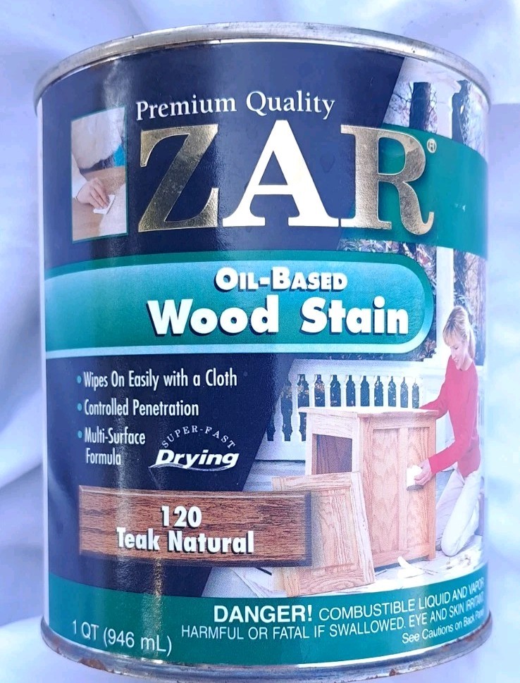 Zar Interior Stain 120 TEAK NATURAL Quart