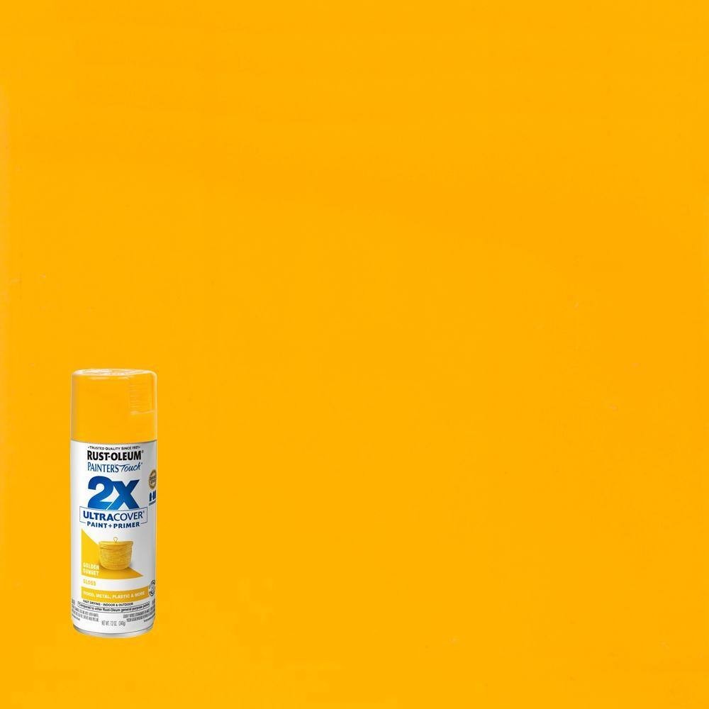 Rust-Oleum (Painter’s Touch 2X 12 oz. Gloss Golden Sunset General Purpose Spray)