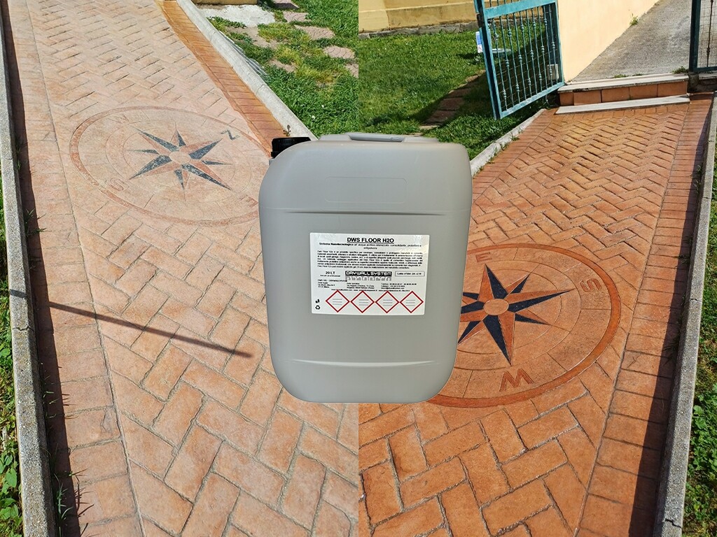 DWS FLOOR Professional Clear Resin for Concrete & Dustproof Printing Glossy