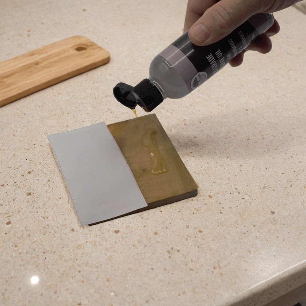 3oz Food Grade Mineral Oil for Wood Cutting Board and Wooden 3 Ounce, White