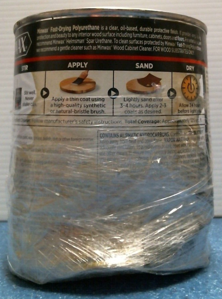 Minwax Fast-Drying Polyurethane, WARM SATIN, 32 fl. oz. (63010) FS