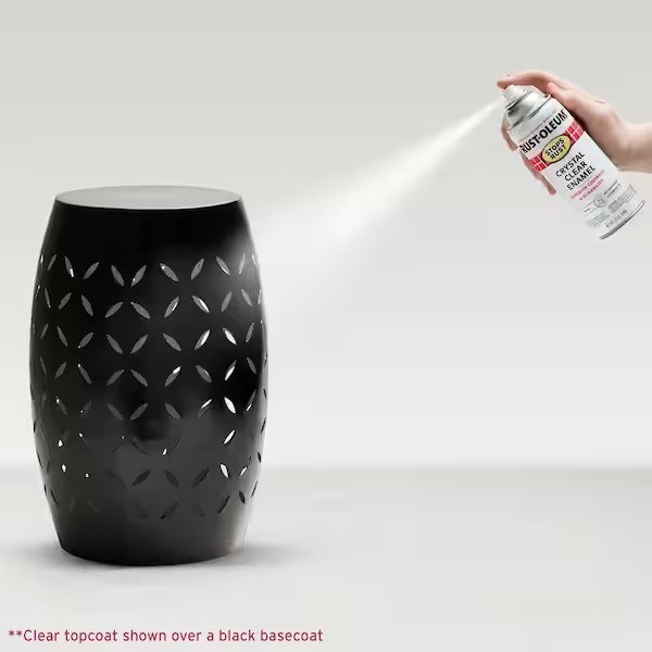 12 Oz. Protective Enamel Gloss Crystal Clear Spray Paint