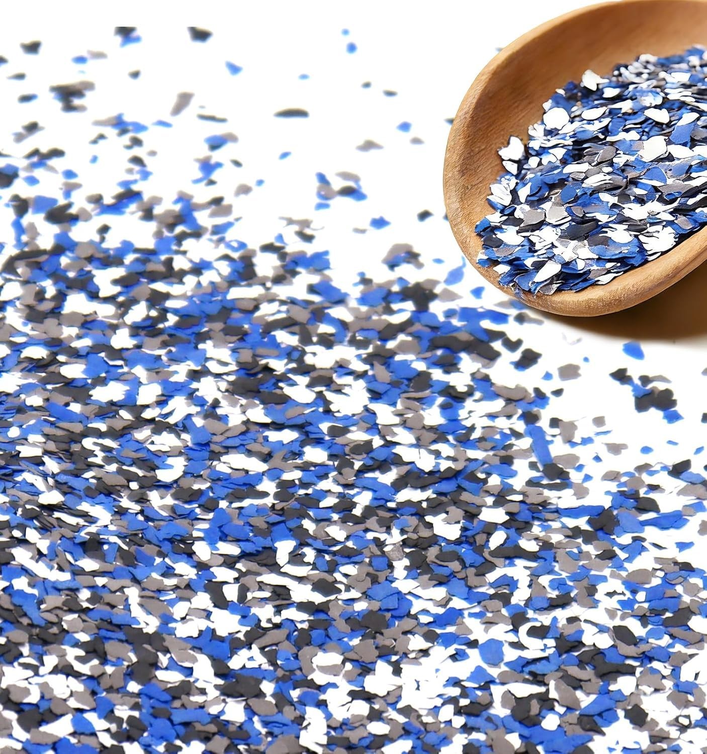 Epoxy Floor Flakes, 454g/1Lb Epoxy Chips Flakes Blend Decorative Color Chips …