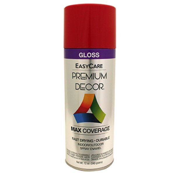 EasyCare PDS29-AER Can of Premium Decor Americana Red Gloss Spray Paint