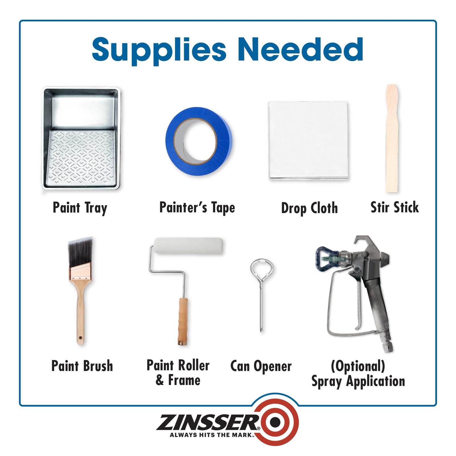Zinsser 373693 HIDZ Multi-Purpose Primer and Sealer, Quart, Flat White