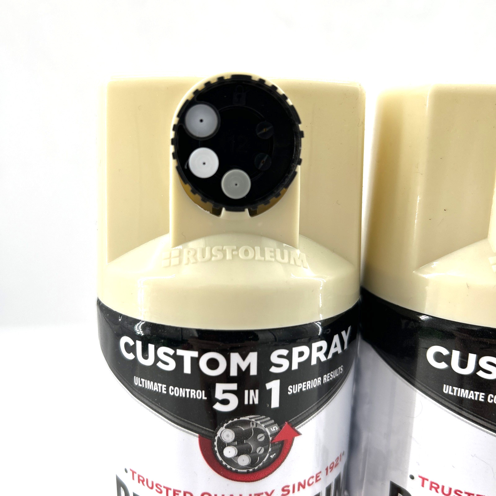 Rust-Oleum Gloss Protective Enamel 12oz Spray Paint Lot Of 2 Almond