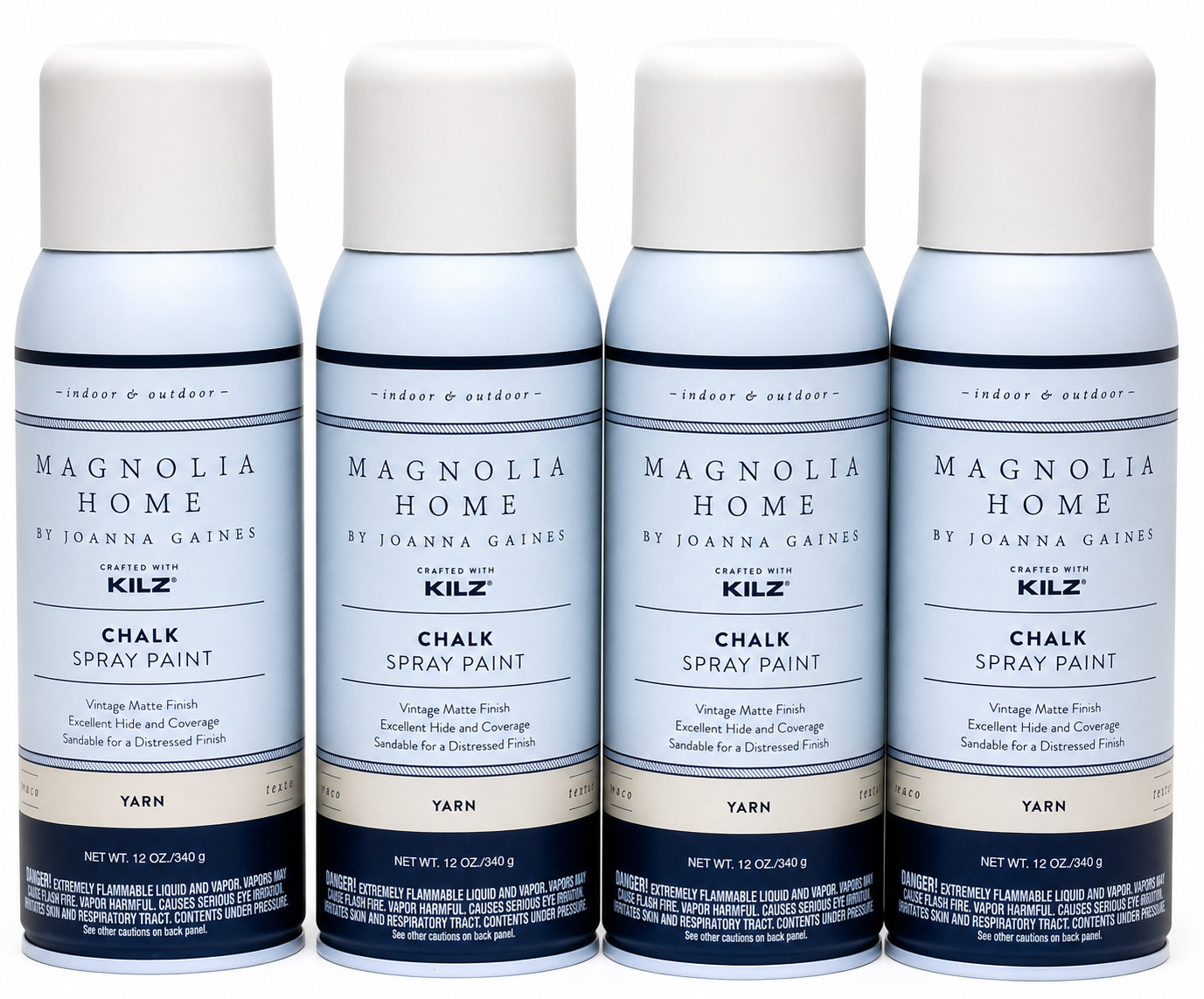 Magnolia Home by Joanna Gaines Chalk Paint 12 oz. Yarn Lot of 4