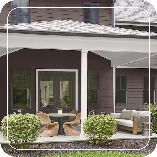 5 gal. #PFC-25 Dark Walnut Solid Color House and Fence Exterior Wood Stain