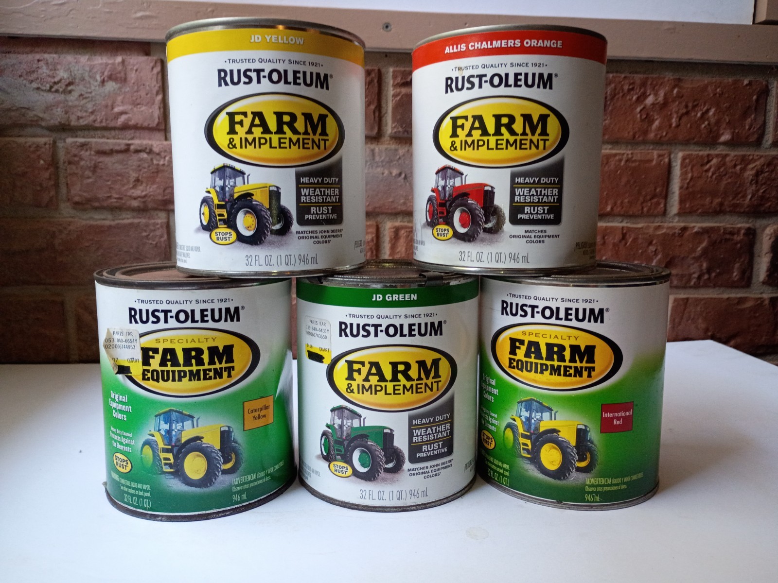 Rust-Oleum® Farm & Implement Enamel Paint – 1 qt. (Choose your color)