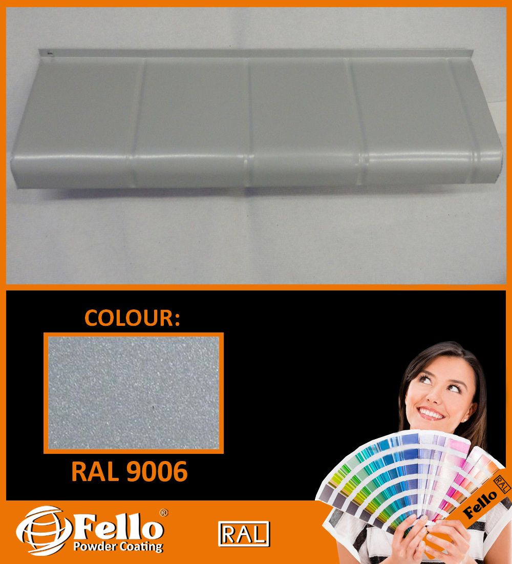 FELLO powder coating – RAL 9006 glossy aluminum 5KG POLYESTER