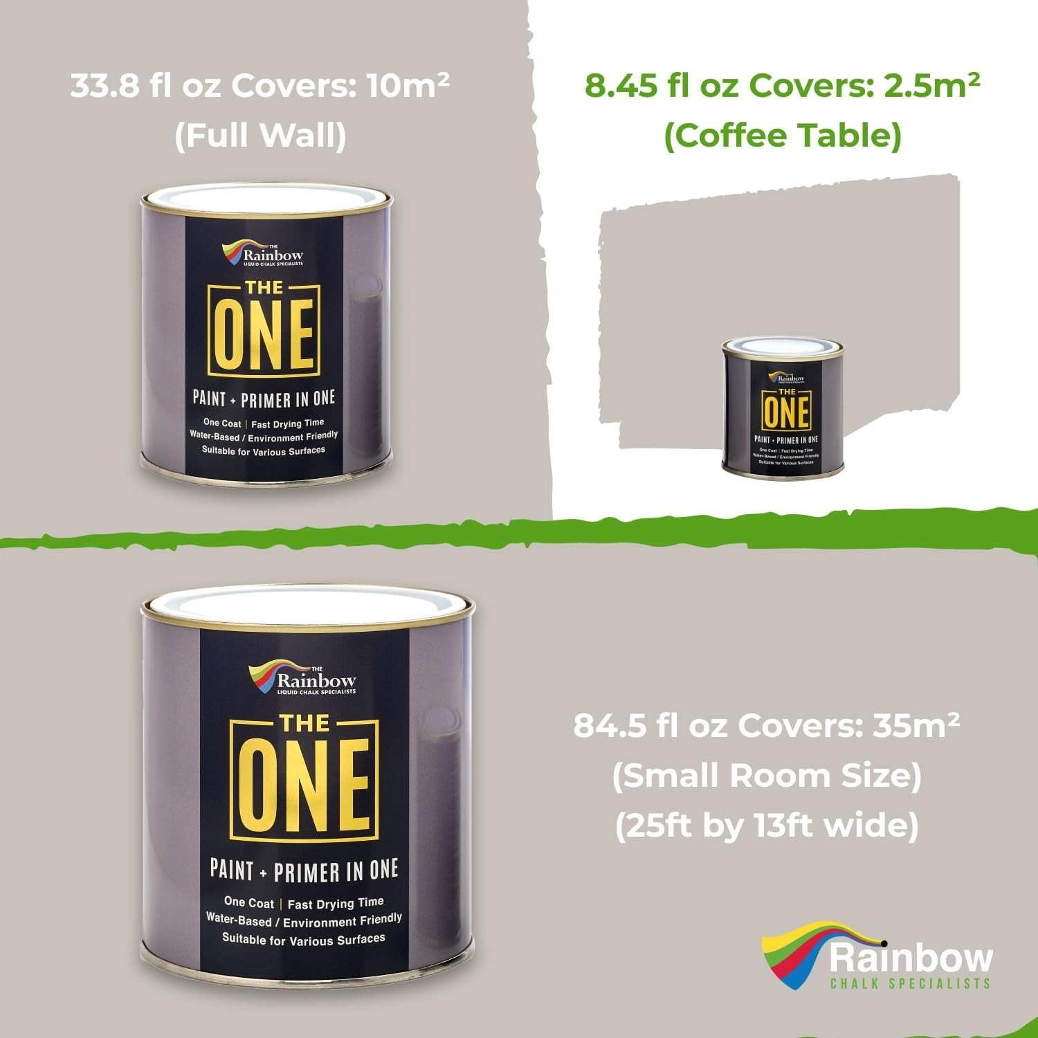 All-In-One Paint and Primer Soft Taupe Gloss for Indoor and Outdoor Use