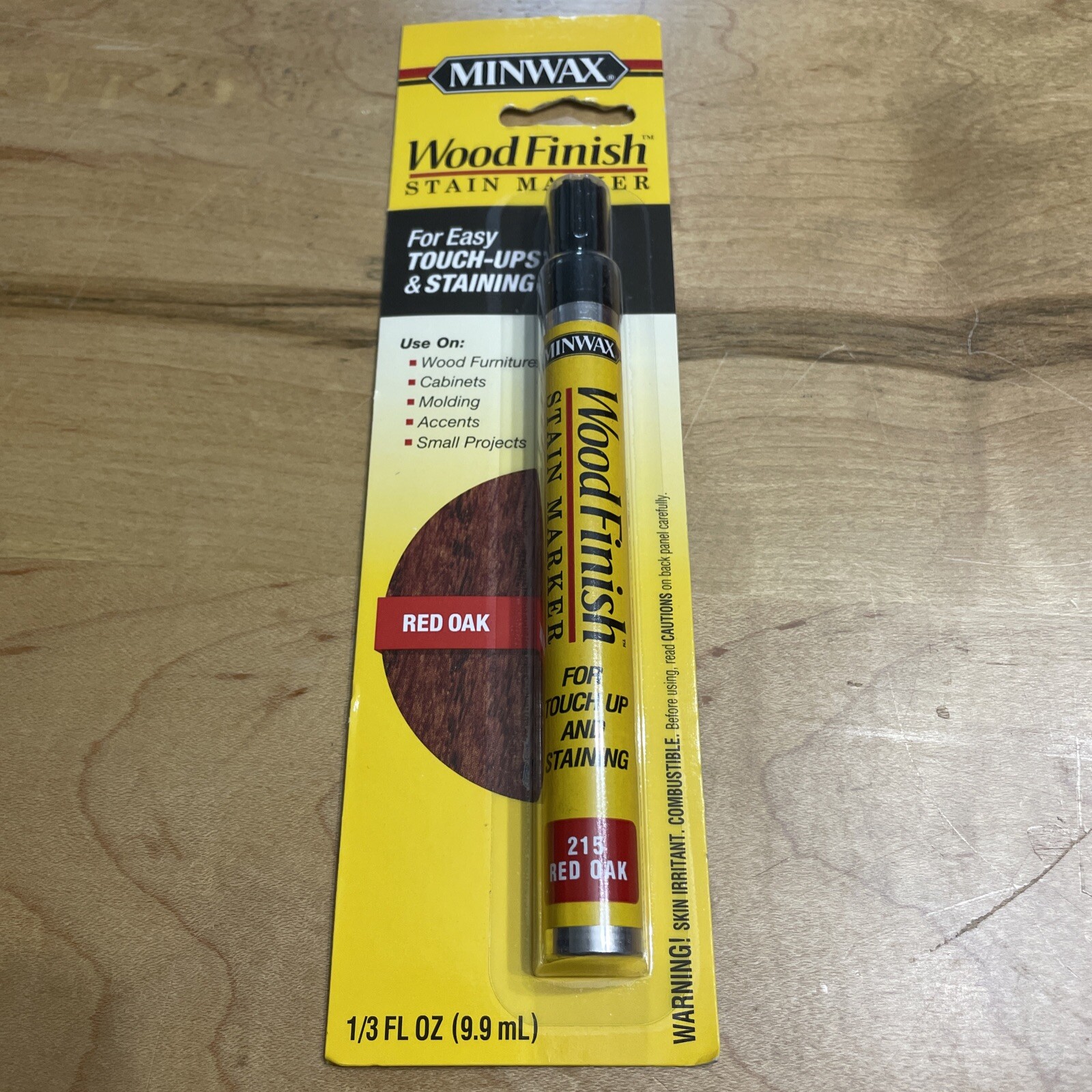Minwax Wood Finish Stain Marker ☆215 RED OAK☆ Touch Ups & Staining (1/3 fl. oz.)