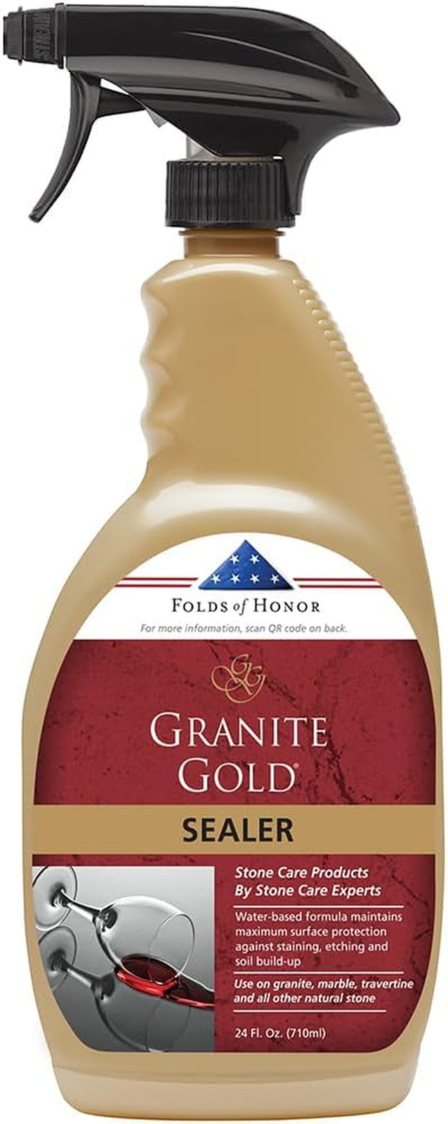 Water-Based Sealer Spray Protection for Granite, Marble, Travertine, Natural Sto