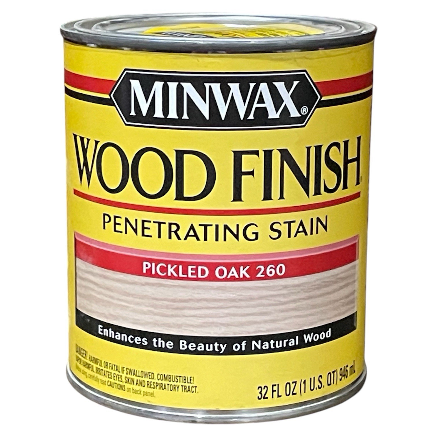 Minwax Pickled Oak 260 Wood Finish Oil-Based Stain 1 Quart New Old Stock