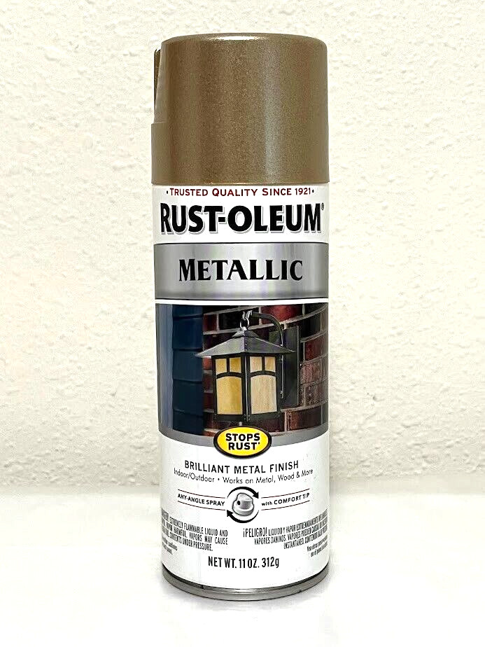 Rust-Oleum ~ Metallic Warm Gold ~ Brilliant Metal Finish 11oz 286524