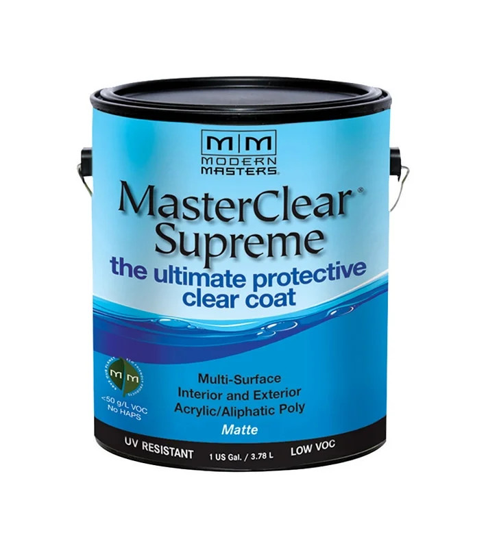 Modern Masters MasterClear Supreme Matte Clear Water-Based 1 gal MCS901GAL