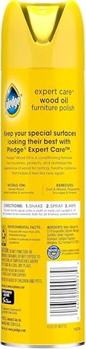 Pledge Moisturizing Wood Oil, Furniture Reviving & 9.7 Ounce (Pack of 3)