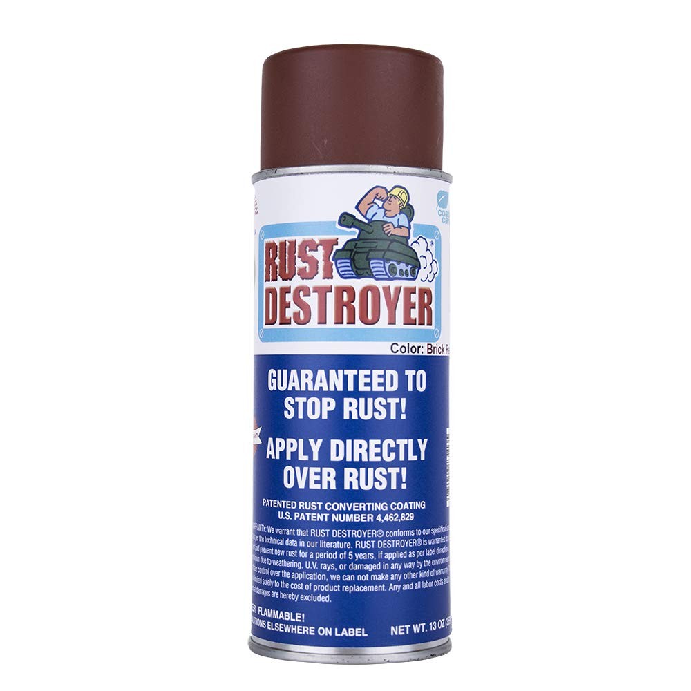 Advanced Protective Products Rust Destroyer Oil Base Red Primer Spray, 13-Oun…