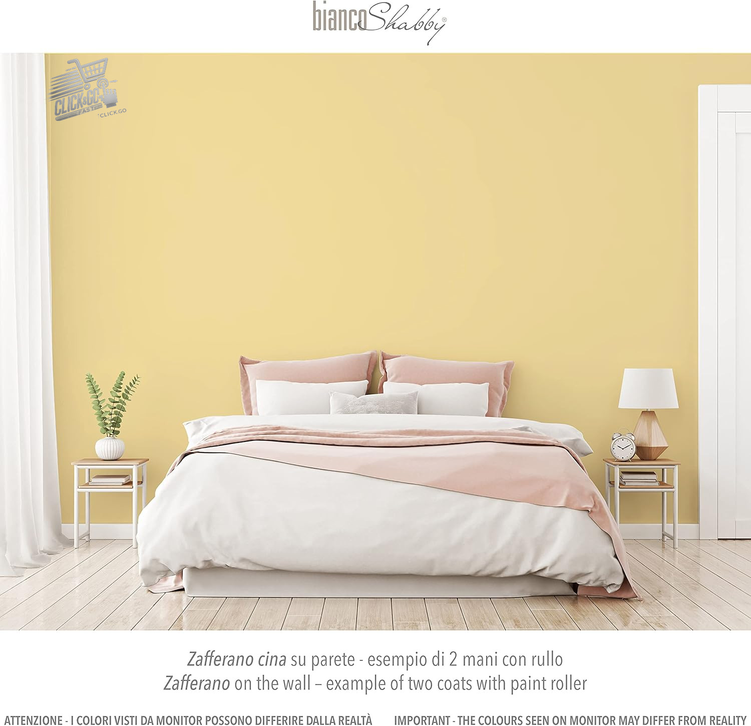 Chalk Paint Saffron Paint Shabby Chic Vintage Furniture Matte Walls 2x500ml