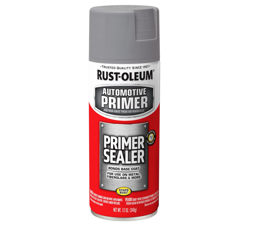 Rust-Oleum 249321 Automotive Primer Sealer Spray, 12 oz, Gray