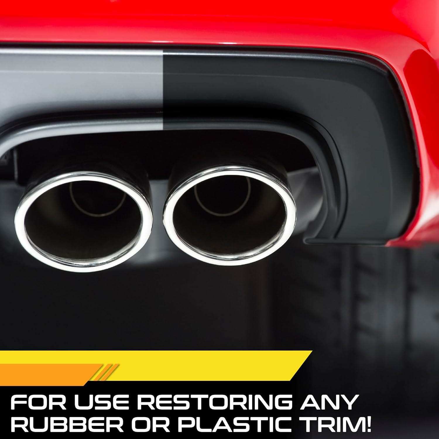 Tire Wax – Long Lasting Tire Gel for Black Glossy Tires, Water Resistant, Restor