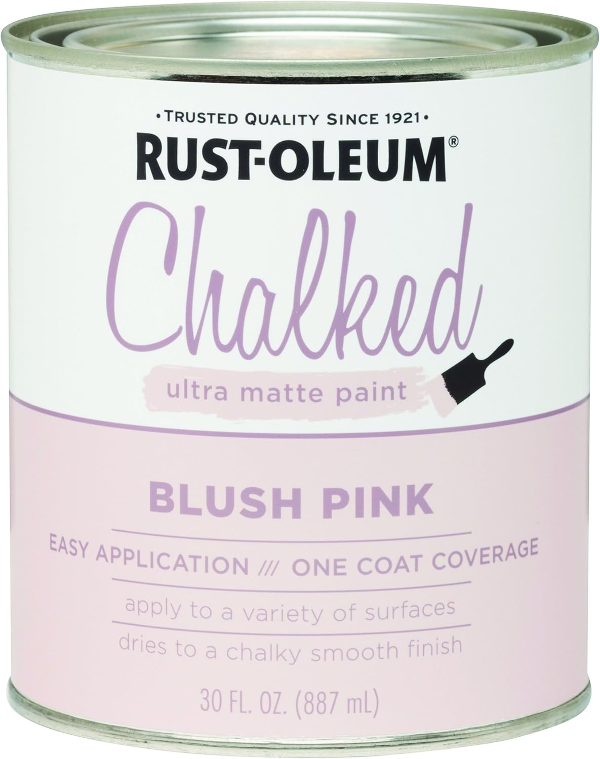 Rust-Oleum Blush Pink Chalked Ultra Matte Paint One Coat Coverage