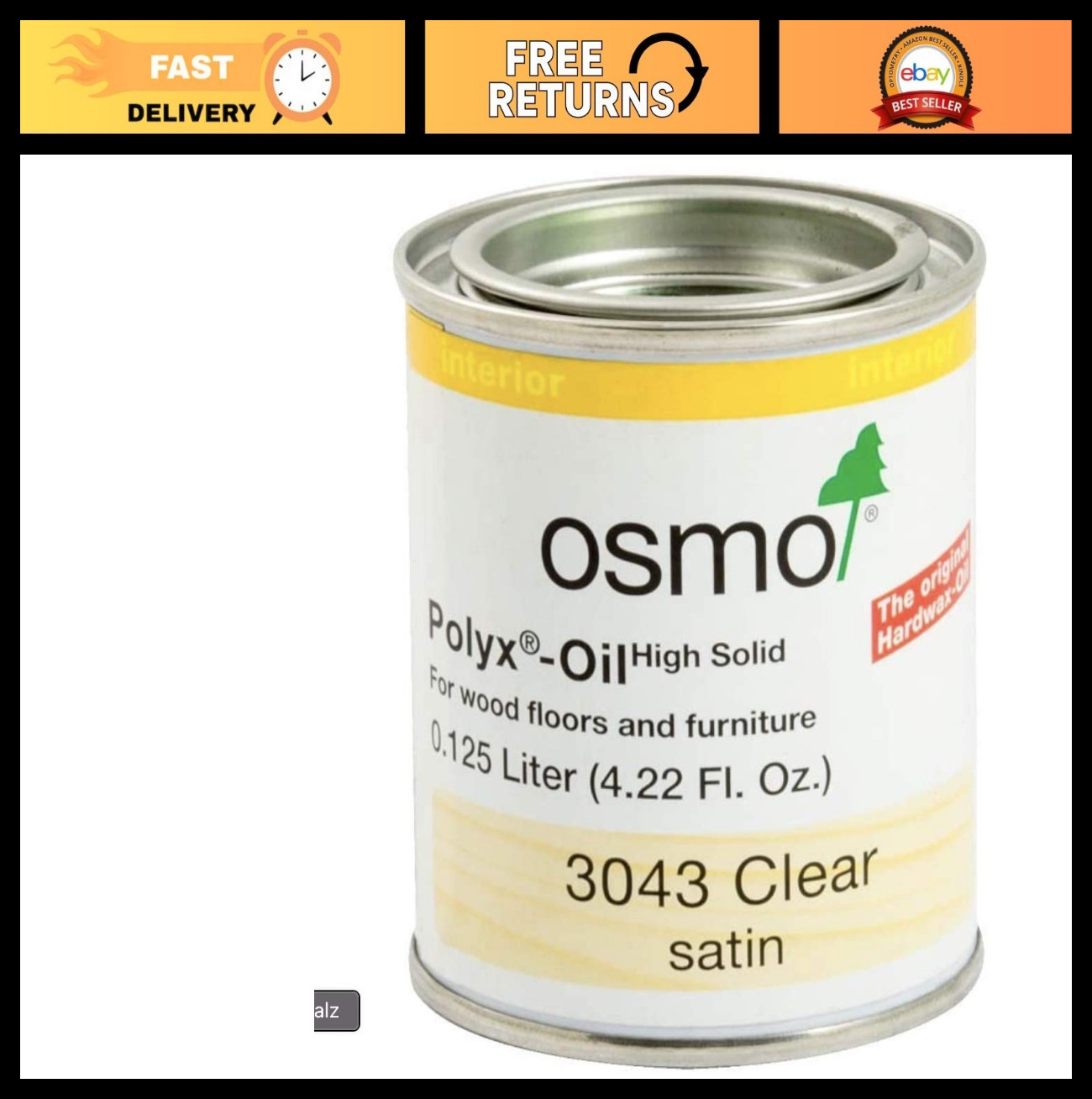 Clear Satin Polyx-Oil Finish for Wood – Durable, Eco-Friendly, Easy to Apply