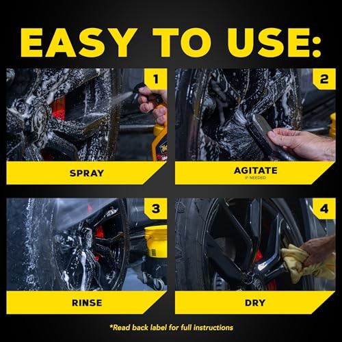 Deep Foaming Gel Specially Formulated to Hot Rims Black Wheel Cleaner