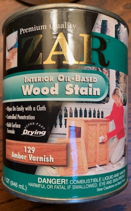 Zar Interior Stain 129 Amber Varnish Quart