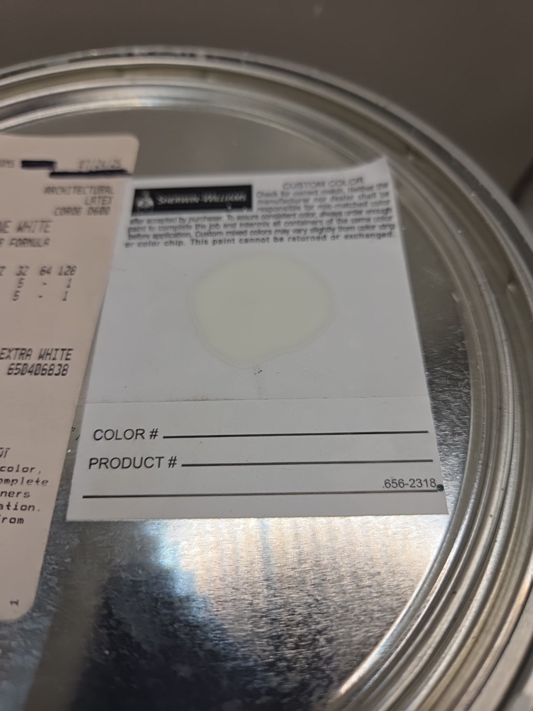 1 Gallon Sherwin Williams Cashmere Interior Medium Lustre Color 7433 Bone White