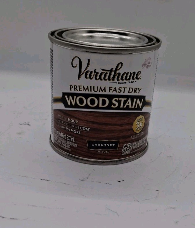 Rust-oelum Varathane Premium Fast Dry Wood Stain, Half Pint, Cabernet