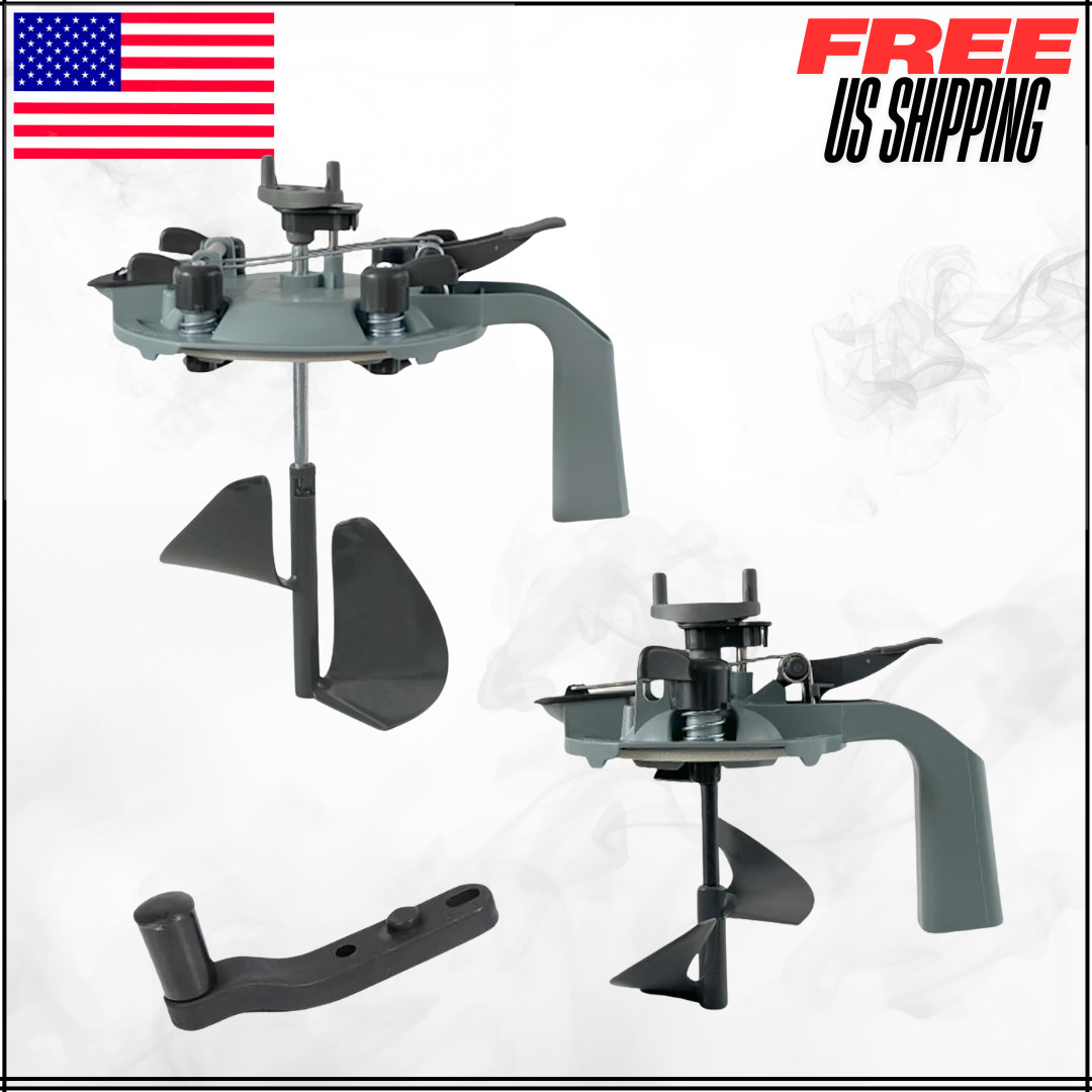 Paint Mixing Mate Lid Gallon Can Pour Spout Hand Crank Stir Lid Storing 2PC