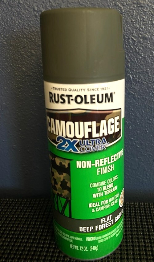 Rust-Oleum Specialty Camouflage Spray Paint Deep Forest Green 12 oz Ultra Flat