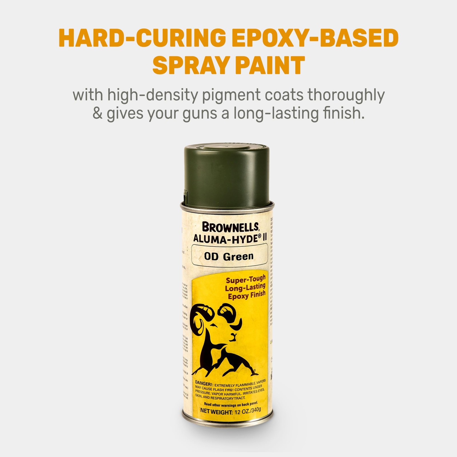 Brownells Aluma-Hyde II Epoxy Based Firearms Finish (O.D. Green)