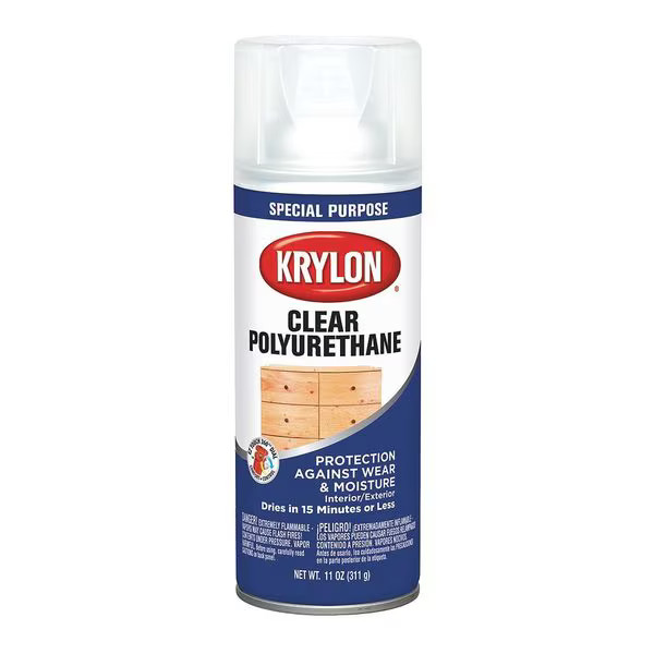 Industrial Spray Paint, Clear, Gloss, Solvent, 11 oz K07005777 Industrial