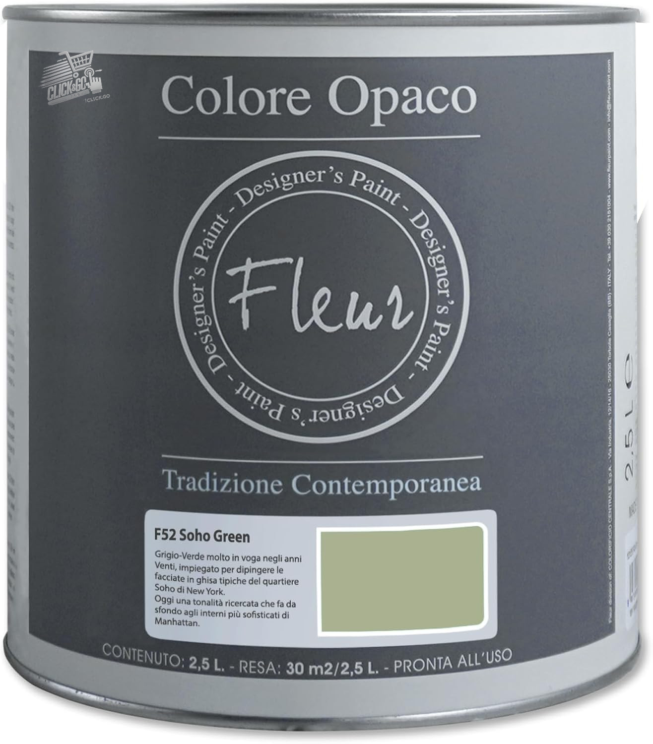 Chalk Paint Shabby Chic Furniture Wood Interior Walls Matte Fleur 2.5L