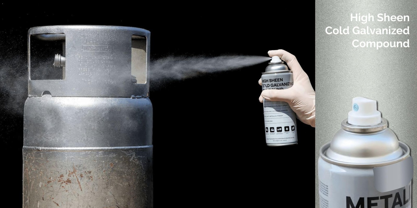 High Sheen Cold Galvanizing Spray Paint – -Rich Industrial Coating for Steel …