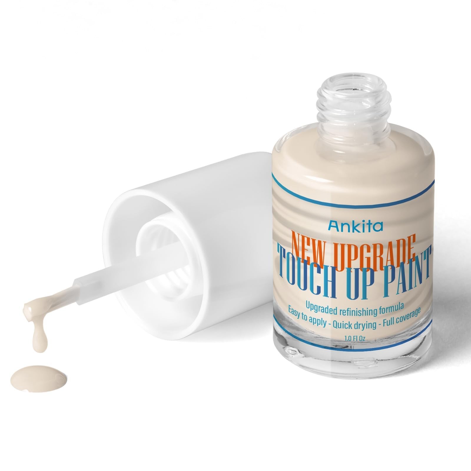 Porcelain Sink Touch Up Paint, High-Gloss Porcelain Repair Kit White & Applia…