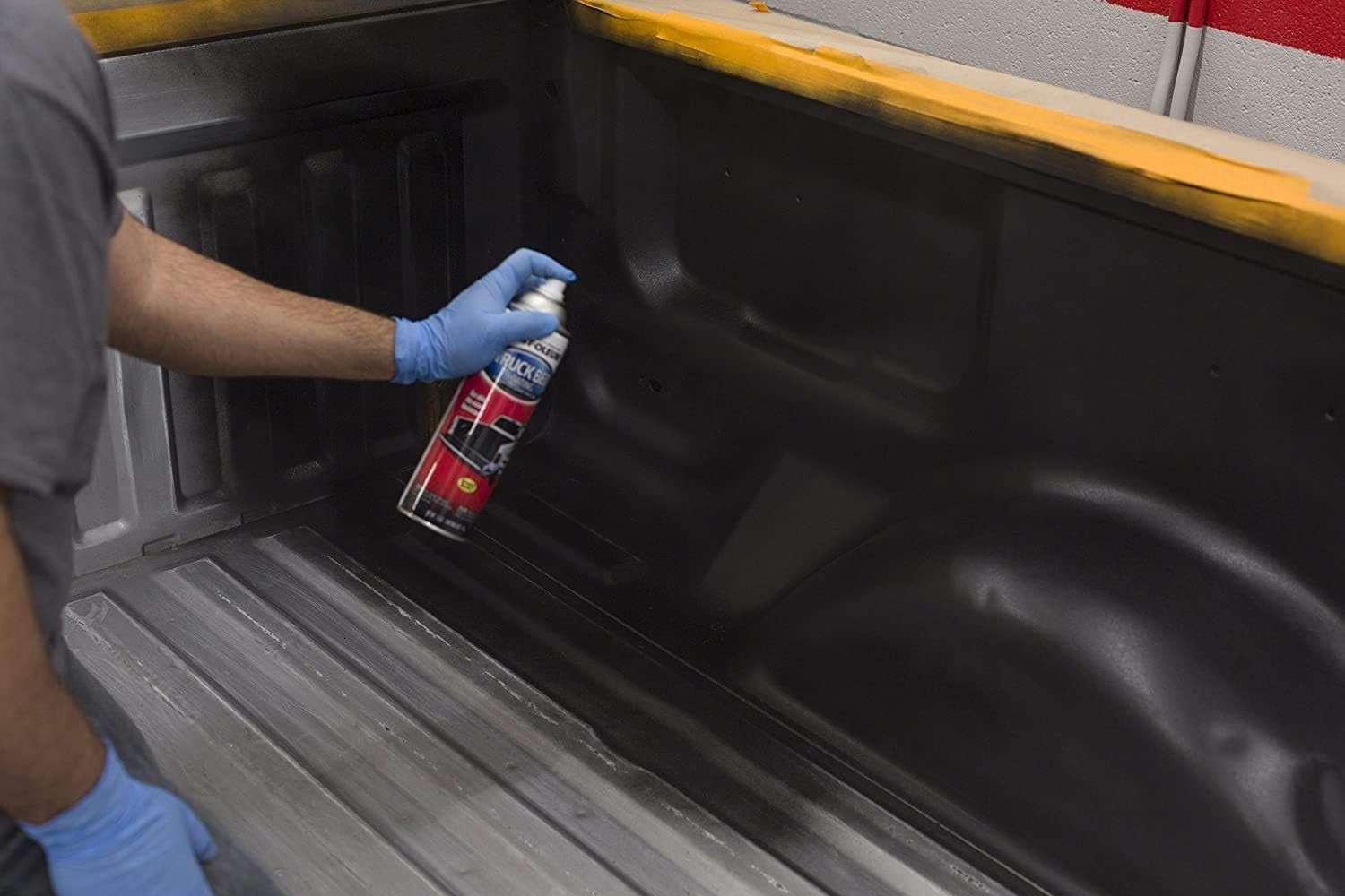 Rust Resistant Stops Rust Truck Bed Coating Spray Paint 15 oz Black 6 Pack