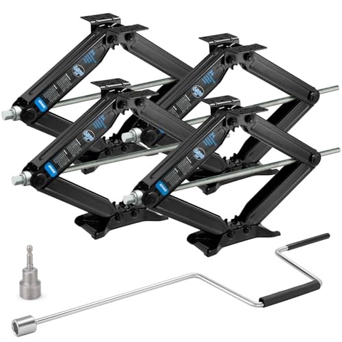 RV Leveling Jacks 4 Pack 24in 6500lbs Kohree Scissor
