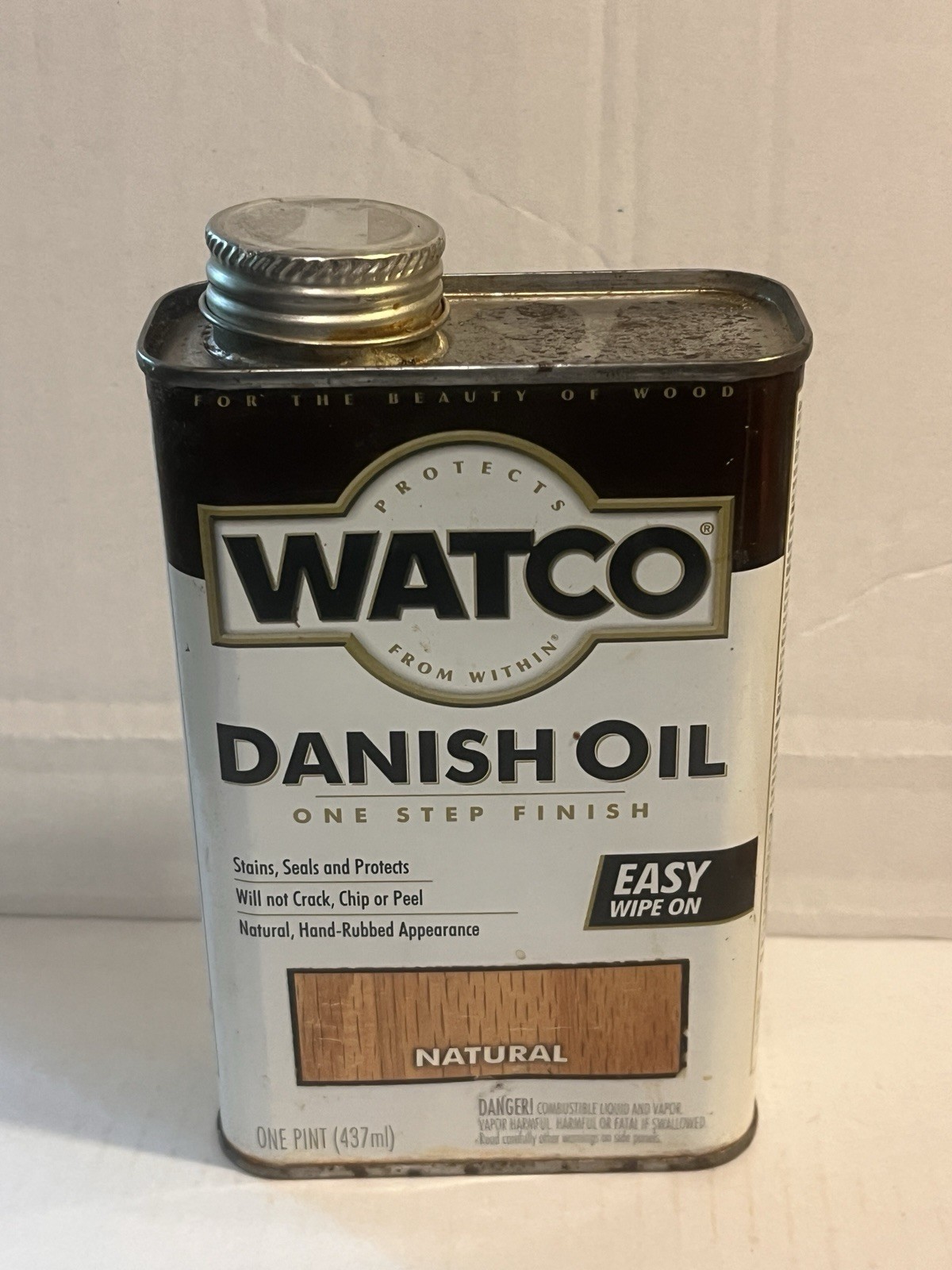Watco Danish Oil, “Natural” Wood Finish, Pint