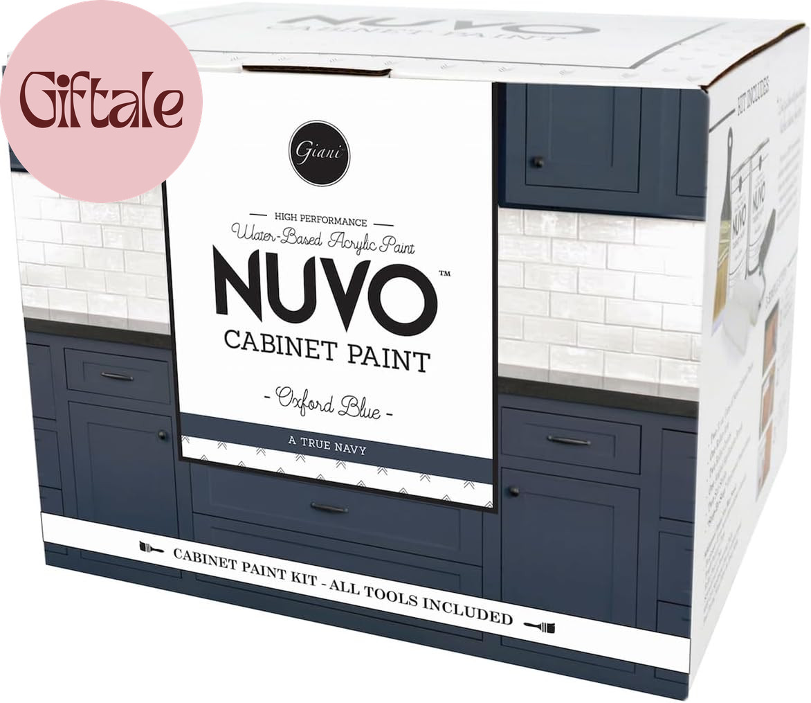 Oxford Blue Cabinet Makeover Kit – Easy DIY 7-Piece Set, Regal Navy, Long-Lastin