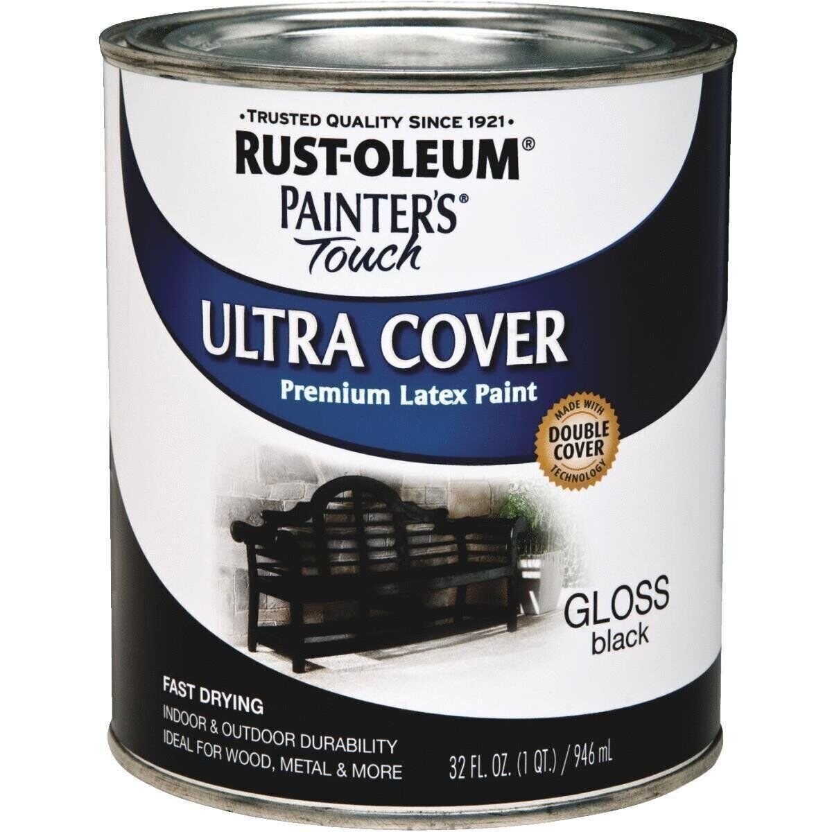 RustOleum Black Latex Paint