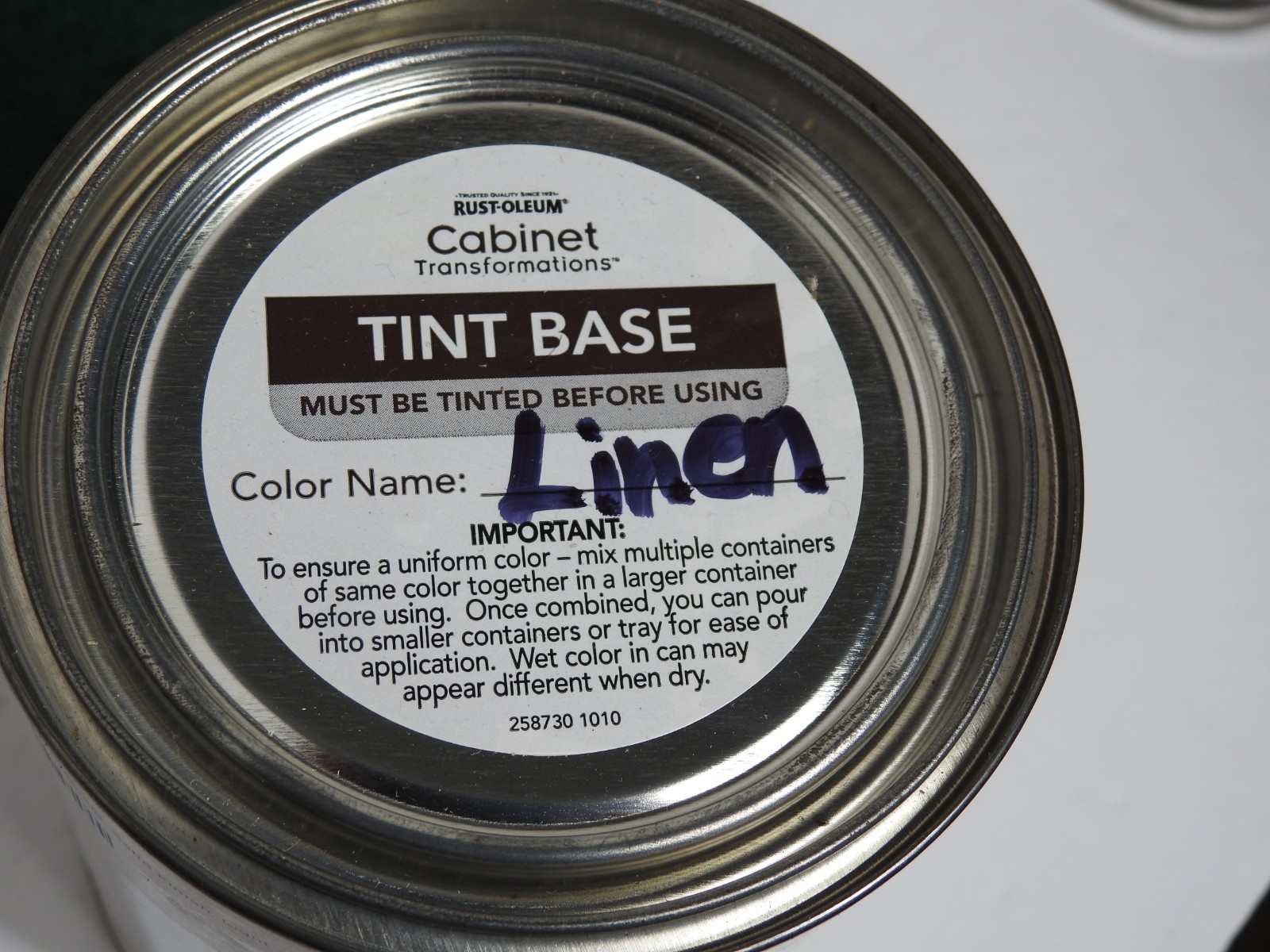 Rust-Oleum Cabinet Transformations Cabinet Refinishing System Linen Color Kit
