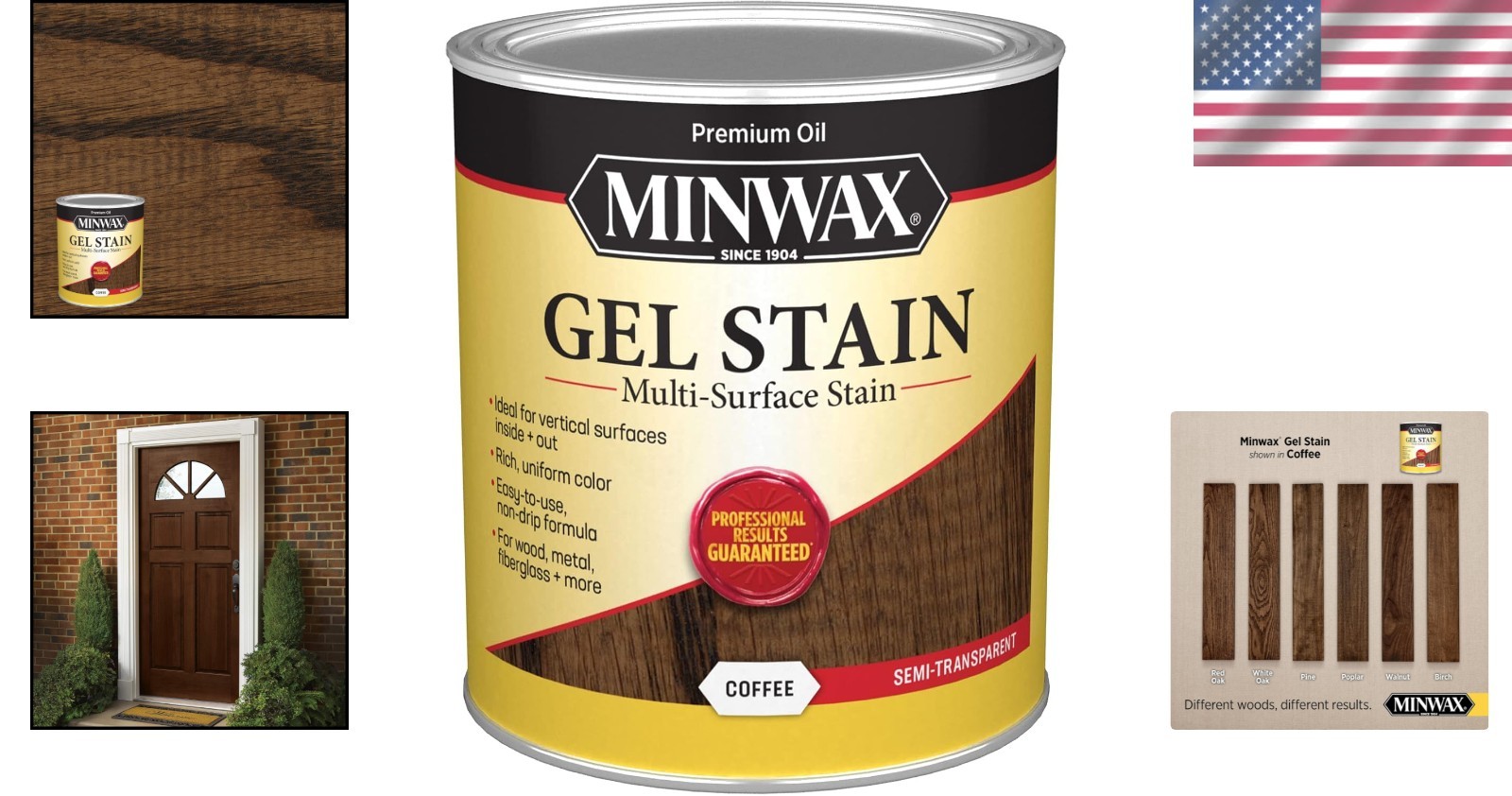 Gel Stain for Vertical Surfaces, Coffee