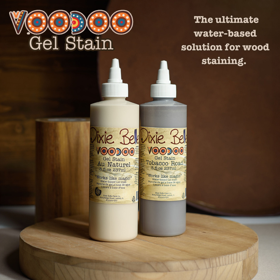 Dixie Belle Voodoo Gel Stain Water Based, 8 oz – All Colors – You Choose