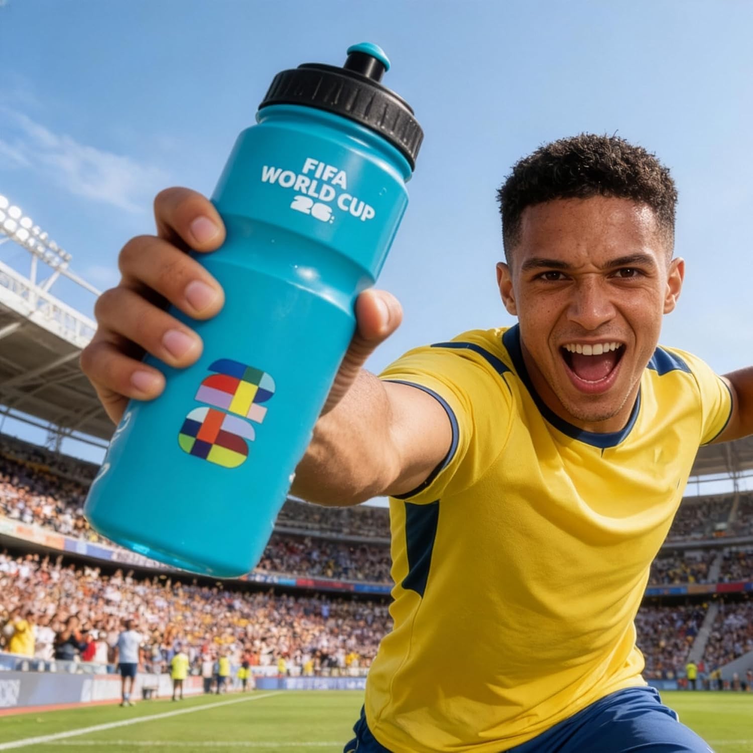 Hy-Pro FIFA World Cup 2026 Official Football Fans Gadget Bottle 750ml
