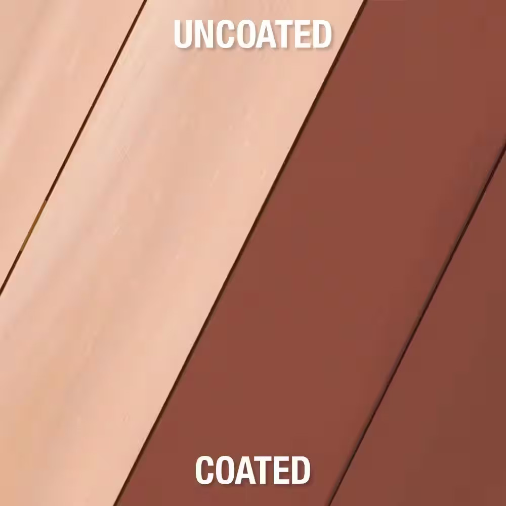 1 Gal. Redwood Solid Color Oil-Latex Exterior Wood Stain