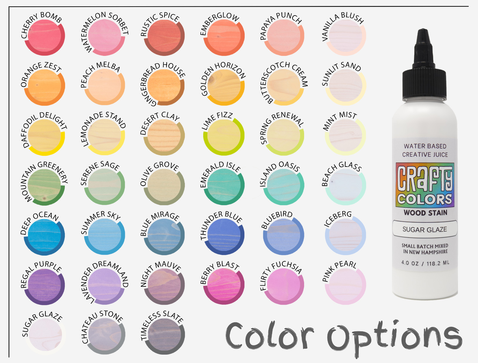 Pale Pink Wood Stain – Crafty Colors Vibrant Water Based Wood Stains