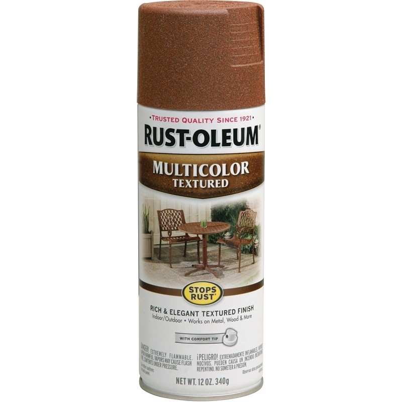 Rust-Oleum 239122 Spray Paint Textures, Textured, Rustic Umber, 12 oz, Can